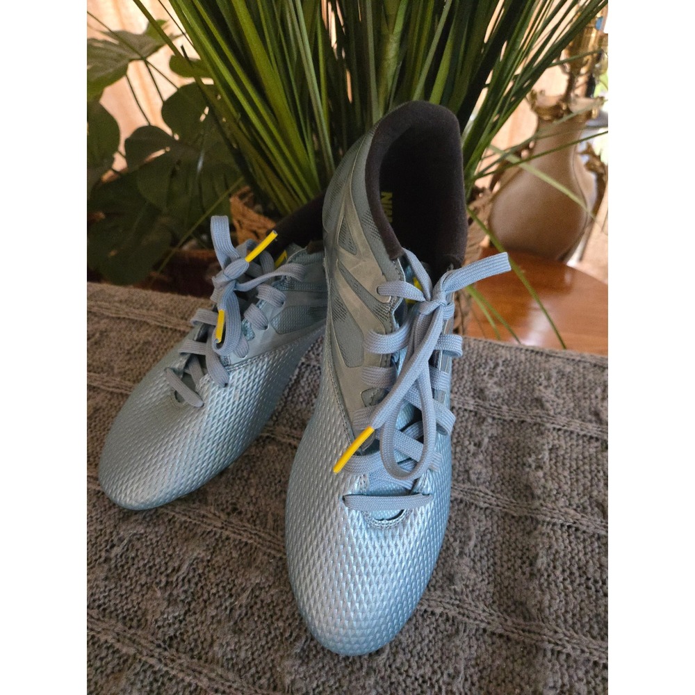 ADIDAS Messi 16.3 FG Soccer Cleats Blue Silver Yellow Mens - Size 8.5